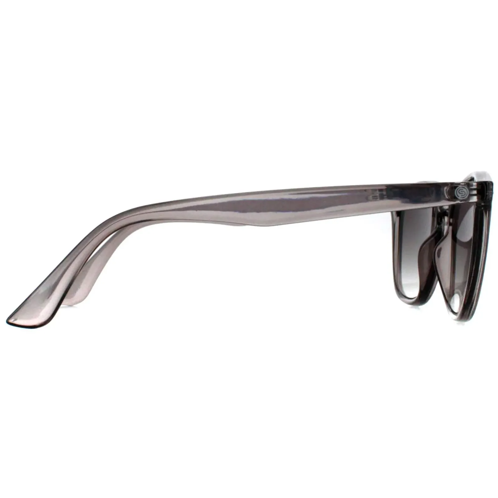 Smarty Round^Sunglasses SB2313 C Transparent Smoke Grey