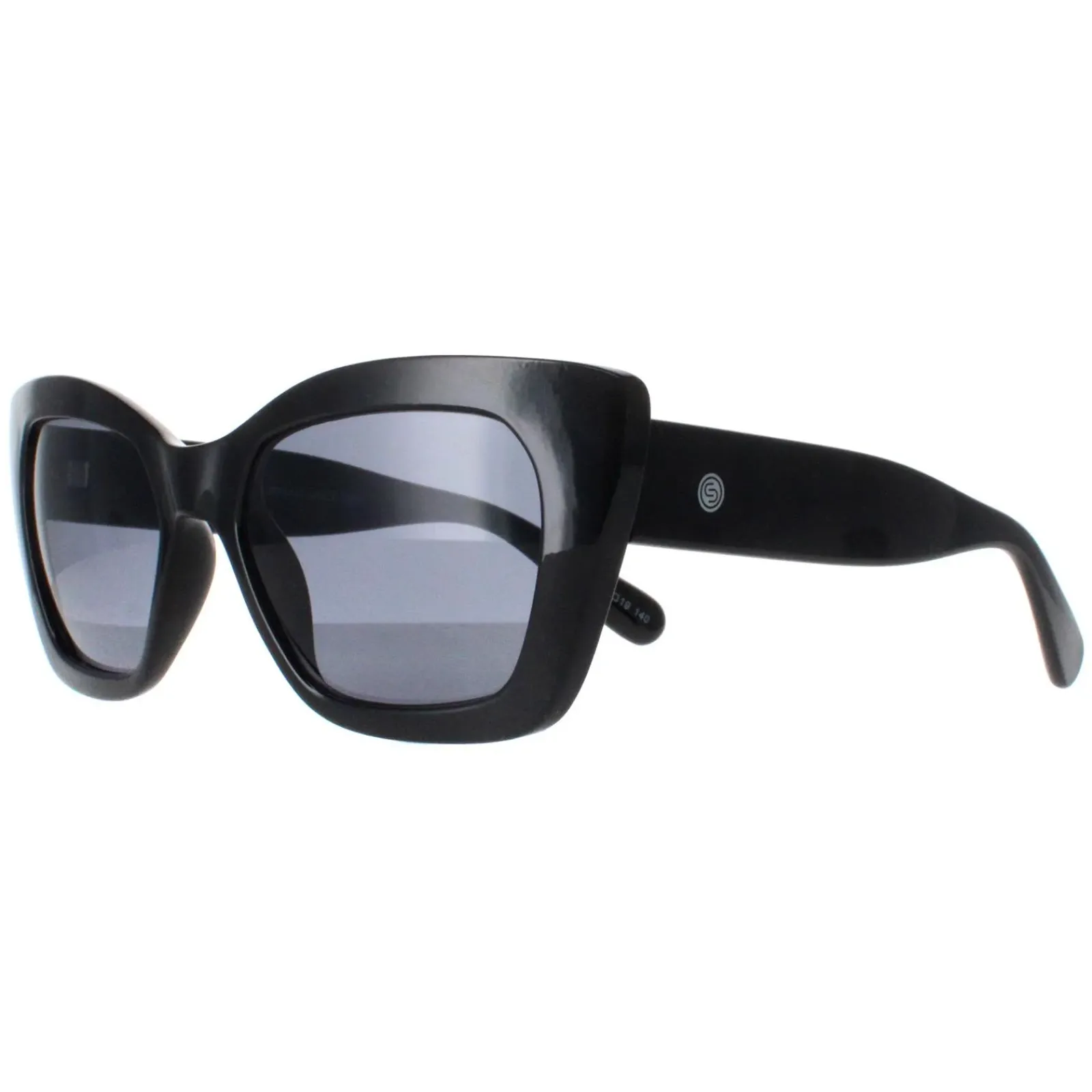 Smarty Cat-Eye^Sunglasses X2119 A Black Grey