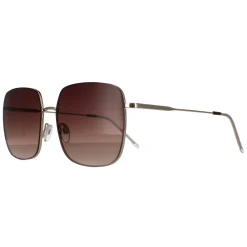 Smarty Square^Sunglasses X1111 A Gold Brown