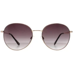 Smarty Round^Sunglasses X1116 B Gold Grey