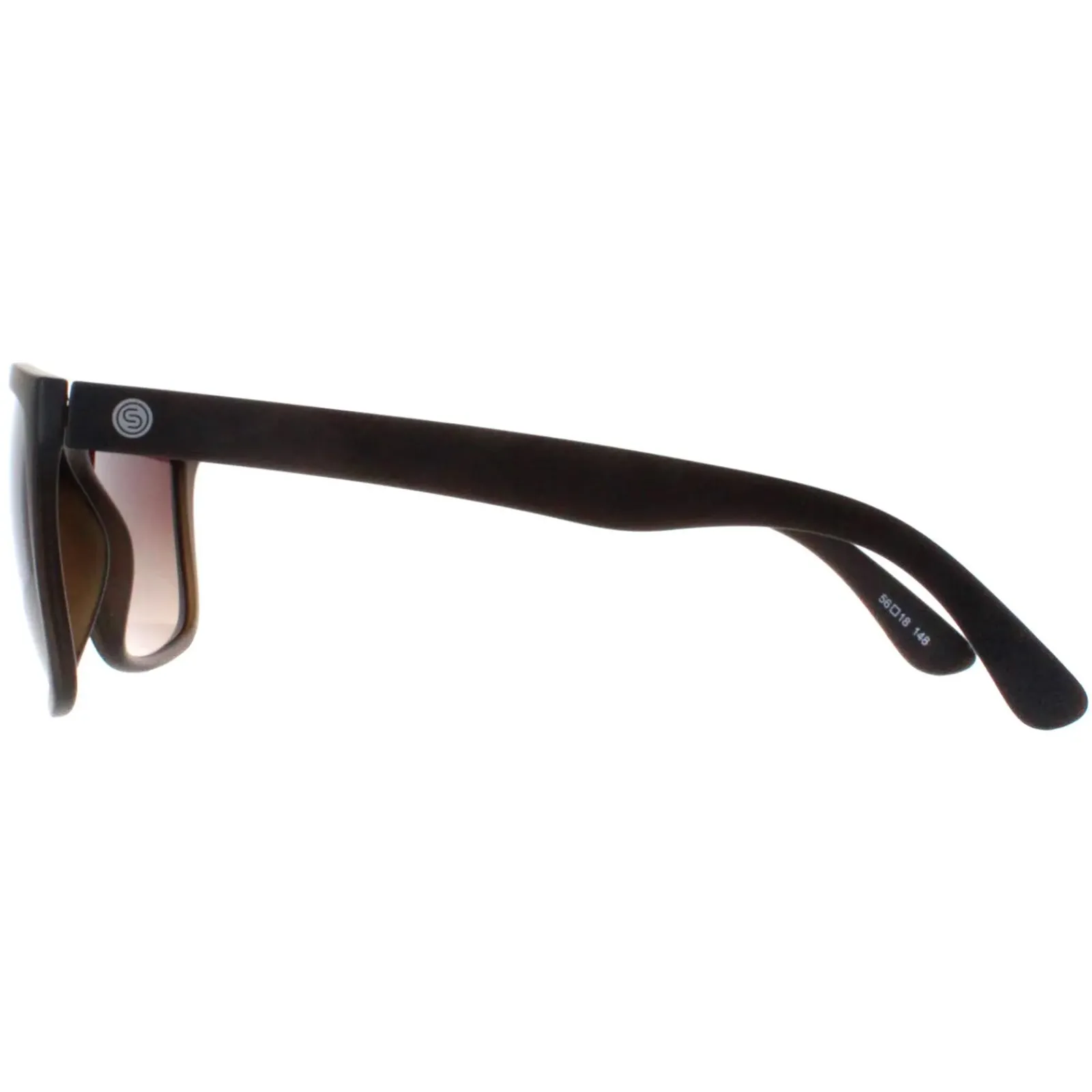 Smarty Rectangle^Sunglasses X2027 B Matte Olive Black Brown