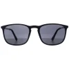 Smarty Rectangle^Sunglasses X2124 B Matte Navy Gun Dark Blue Grey