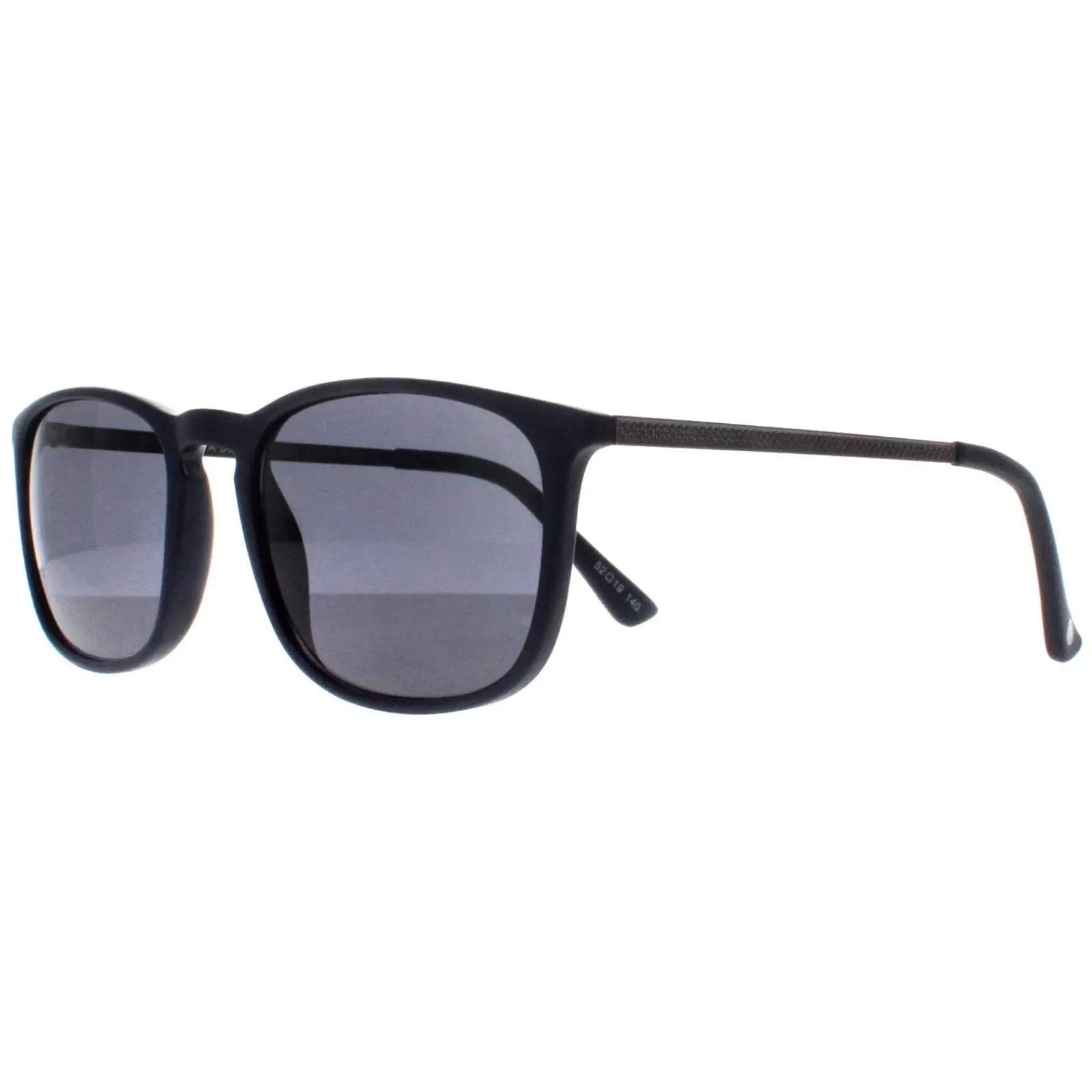 Smarty Rectangle^Sunglasses X2124 B Matte Navy Gun Dark Blue Grey