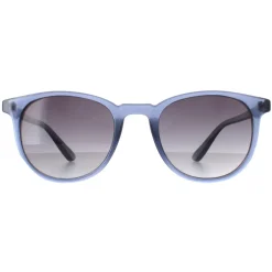 Smarty Round^Sunglasses X2132 B Transparent Blue Blue
