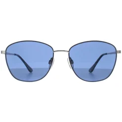 Smarty Square|Square^Sunglasses X1113 C Blue Matte Silver Blue