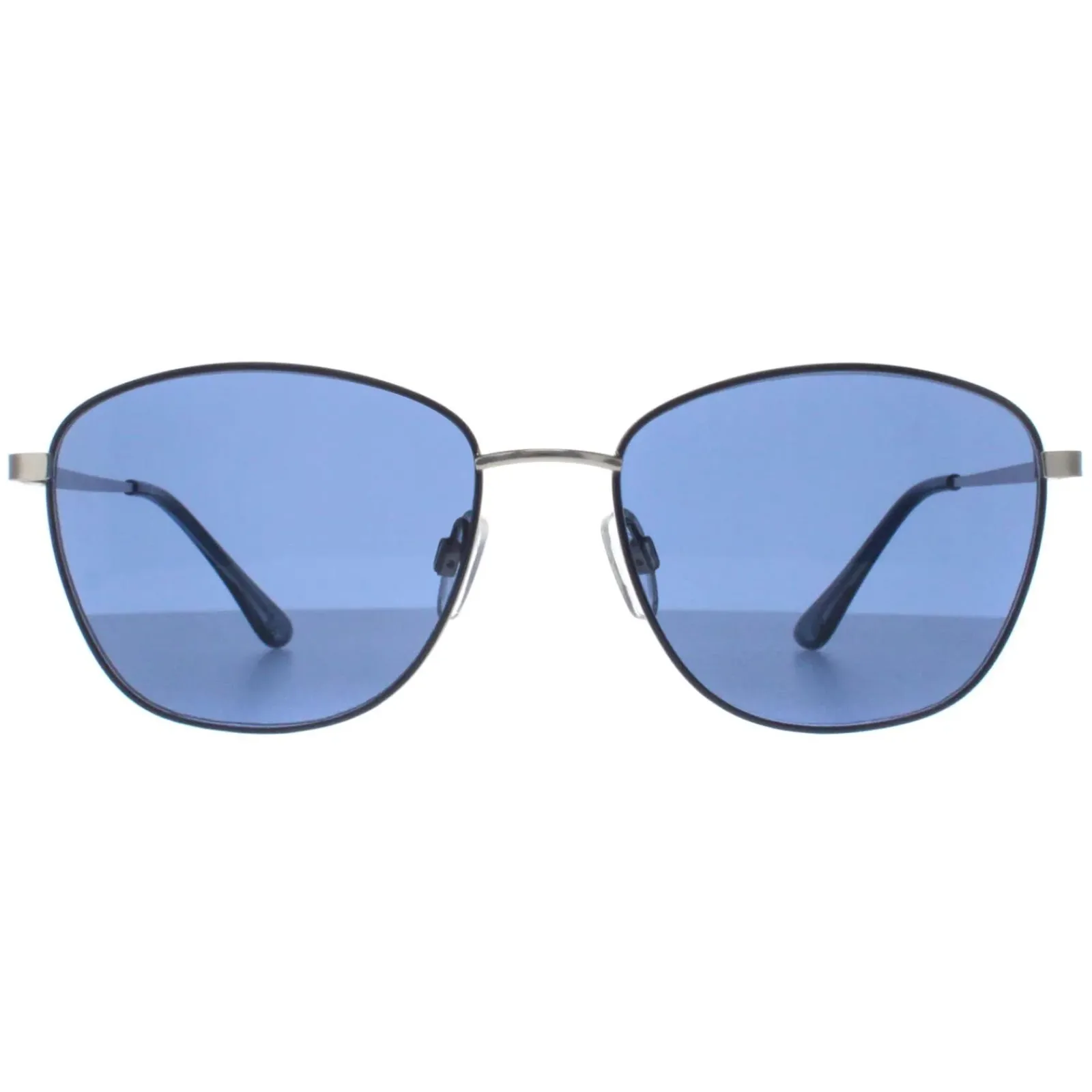Smarty Square|Square^Sunglasses X1113 C Blue Matte Silver Blue