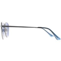 Smarty Square|Square^Sunglasses X1113 C Blue Matte Silver Blue