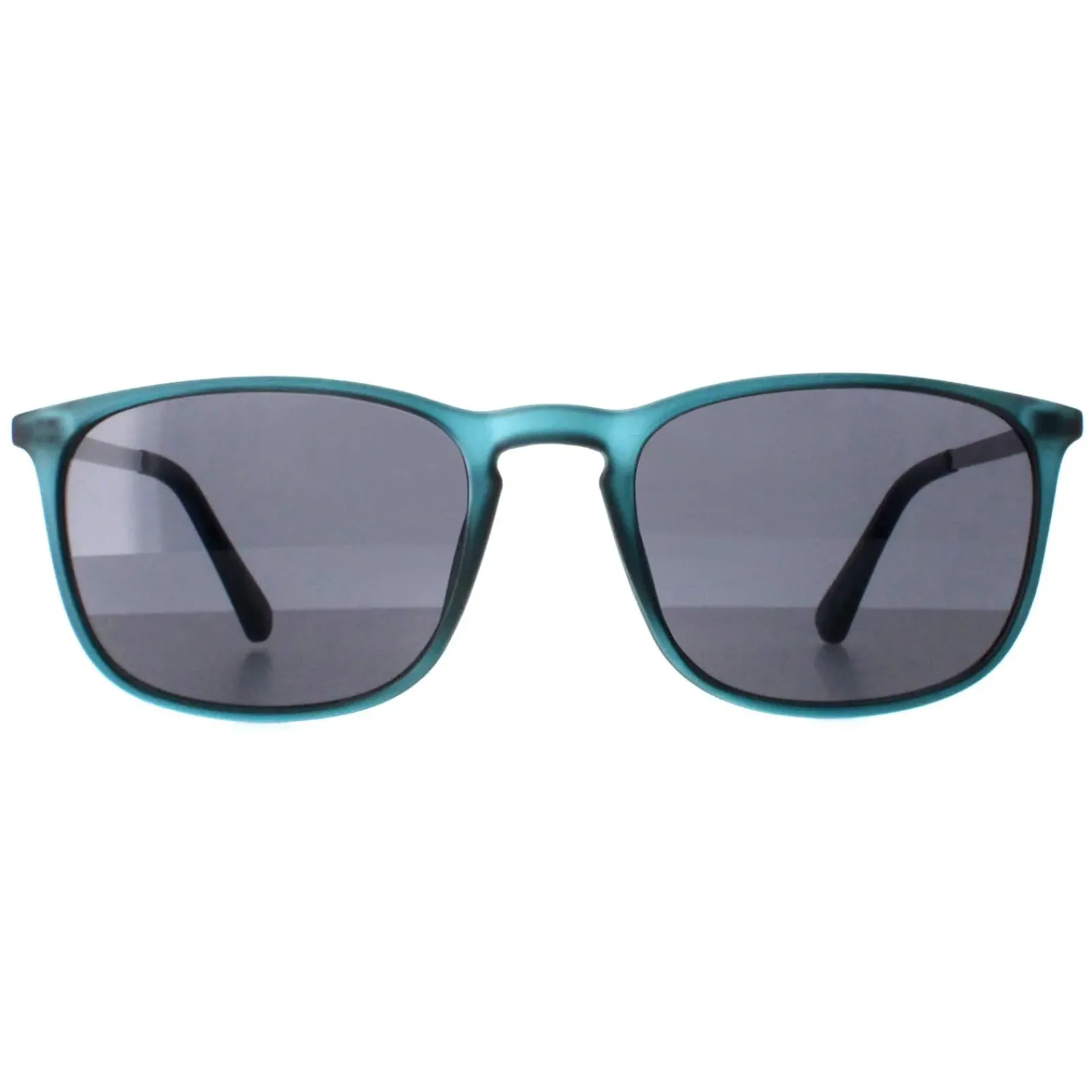 Smarty Rectangle|Rectangle^Sunglasses X2124 C Matte Transparent Petrol Gun Green