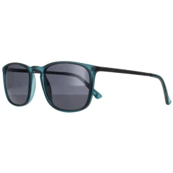 Smarty Rectangle|Rectangle^Sunglasses X2124 C Matte Transparent Petrol Gun Green
