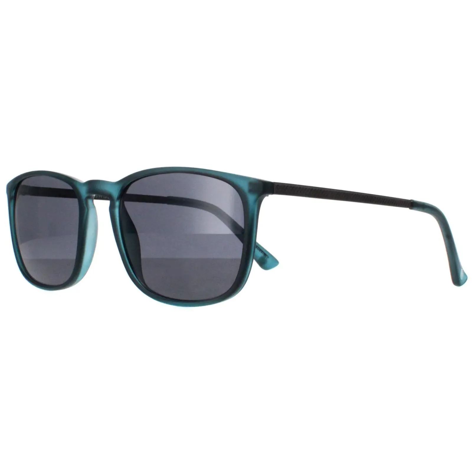 Smarty Rectangle|Rectangle^Sunglasses X2124 C Matte Transparent Petrol Gun Green