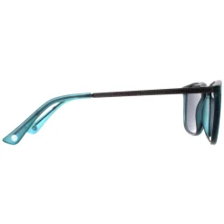 Smarty Rectangle|Rectangle^Sunglasses X2124 C Matte Transparent Petrol Gun Green