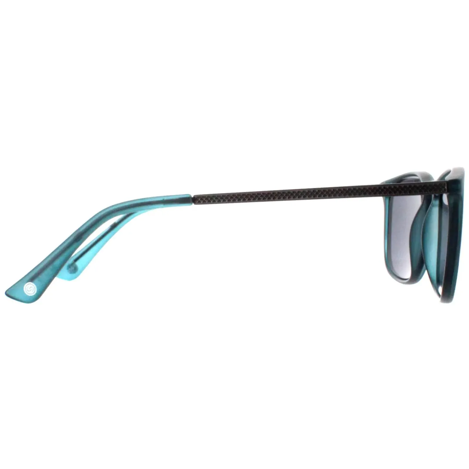 Smarty Rectangle|Rectangle^Sunglasses X2124 C Matte Transparent Petrol Gun Green