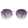 Smarty Round^Sunglasses X1116 C Silver Grey