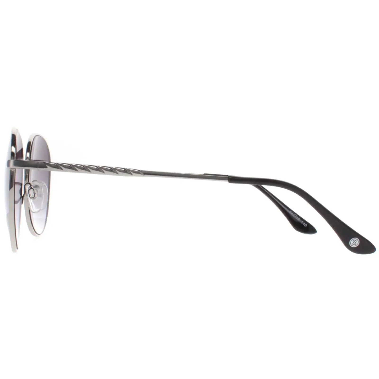 Smarty Round^Sunglasses X1116 C Silver Grey