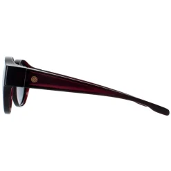 Smarty Polarised^Sunglasses Y2053 B Transparent Cassis EF Black Grey