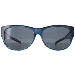 Smarty Polarised|Rectangle^Sunglasses Y2058 C Fibre Blue EF Green Green