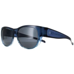 Smarty Polarised|Rectangle^Sunglasses Y2058 C Fibre Blue EF Green Green