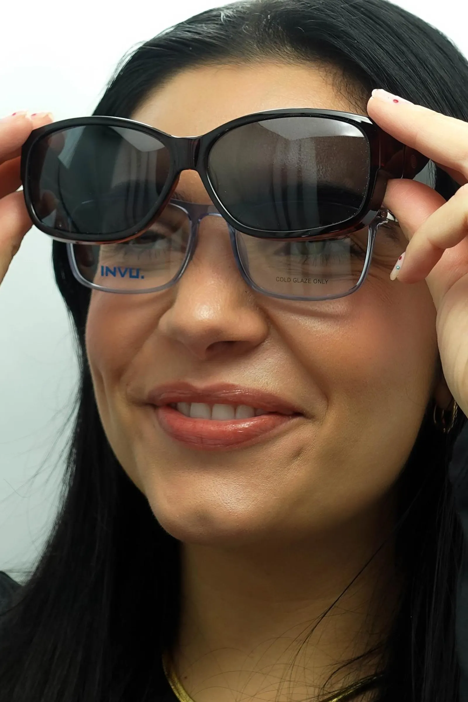 Smarty Polarised|Rectangle^Sunglasses Y2057 C Warm Demi