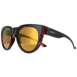 Smith Round^Sunglasses Crusader ACI QE Grey Brown Mirror Polarised
