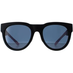 Smith Round^Sunglasses Crusader N6T 1C Matte Black Dark Grey
