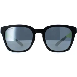 Smith Square^Sunglasses Founder Slim PGC XB Matte Black Yellow Chromapop Silv