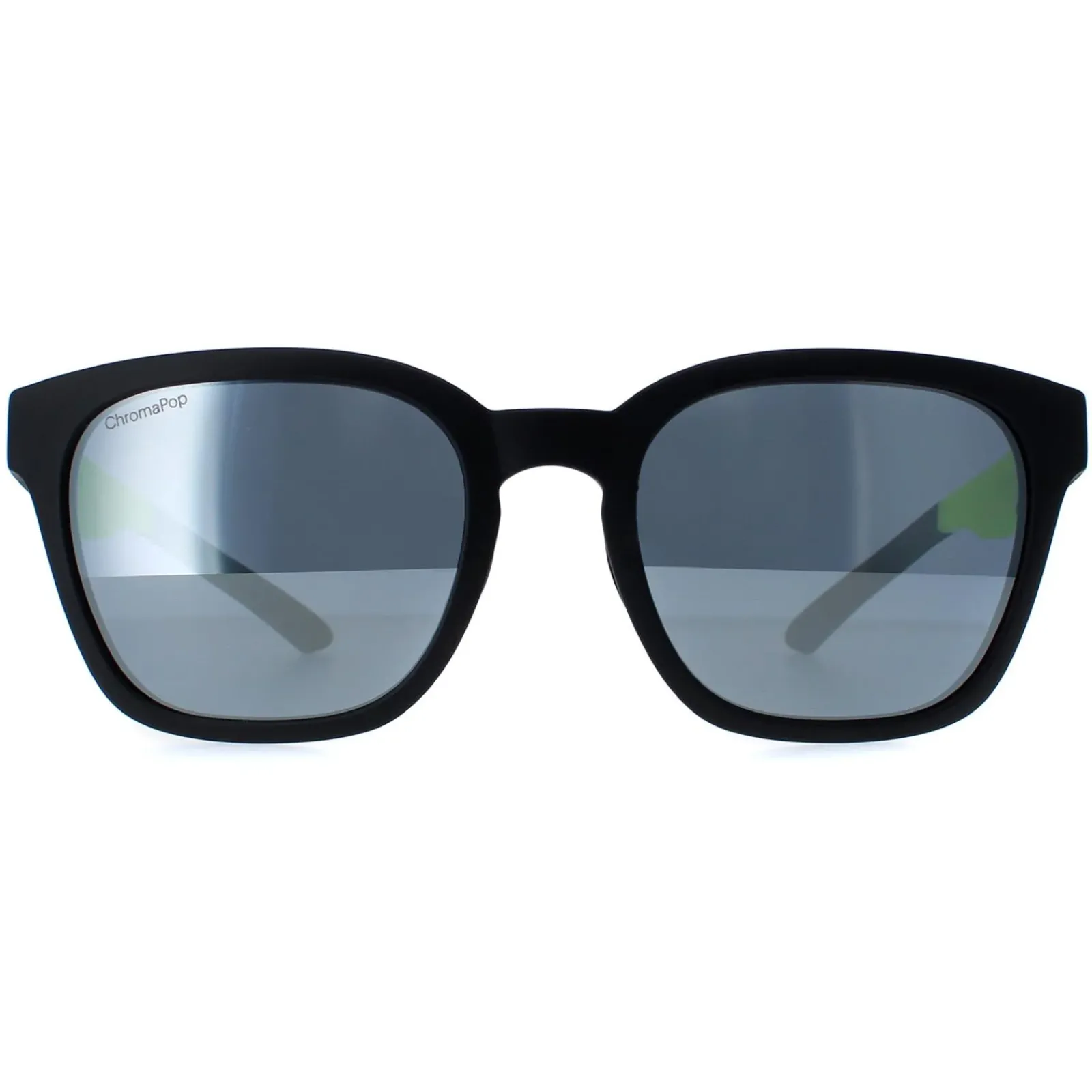 Smith Square^Sunglasses Founder Slim PGC XB Matte Black Yellow Chromapop Silv
