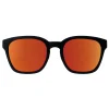 Smith Square^Sunglasses Founder Slim S37 X6 Matte Black Chromapop Red Mirror