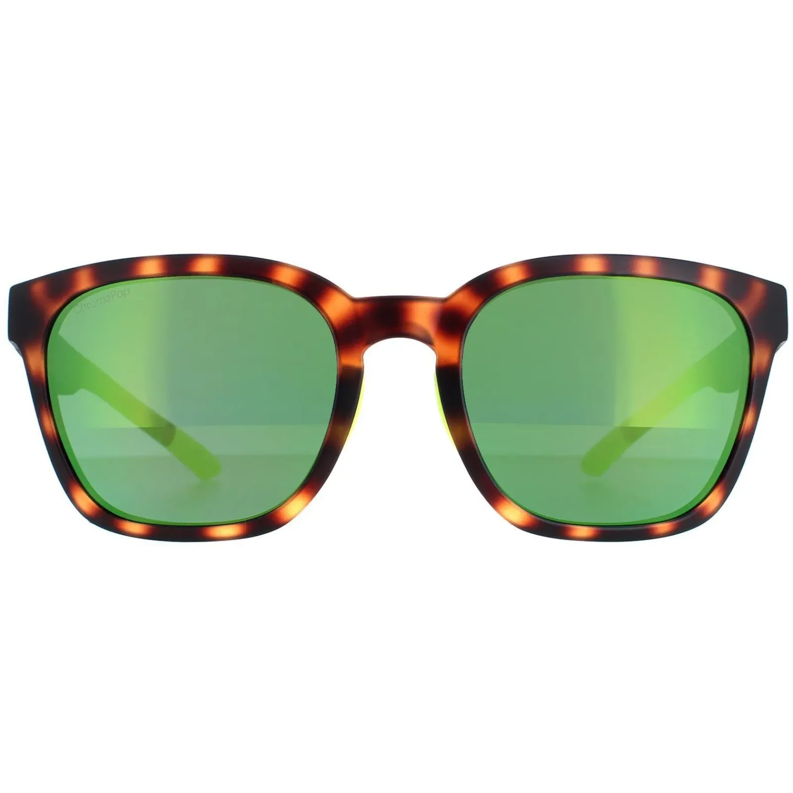 Smith Square^Sunglasses Founder A84 X8 Matte Tortoise Green Mirror