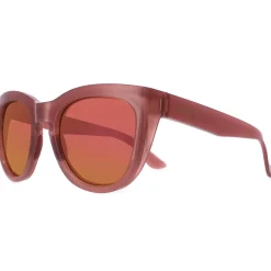 Smith Cat-Eye^Sunglasses Sidney F45 E7 Beige Pink Chromapop Rose Gold Mirror