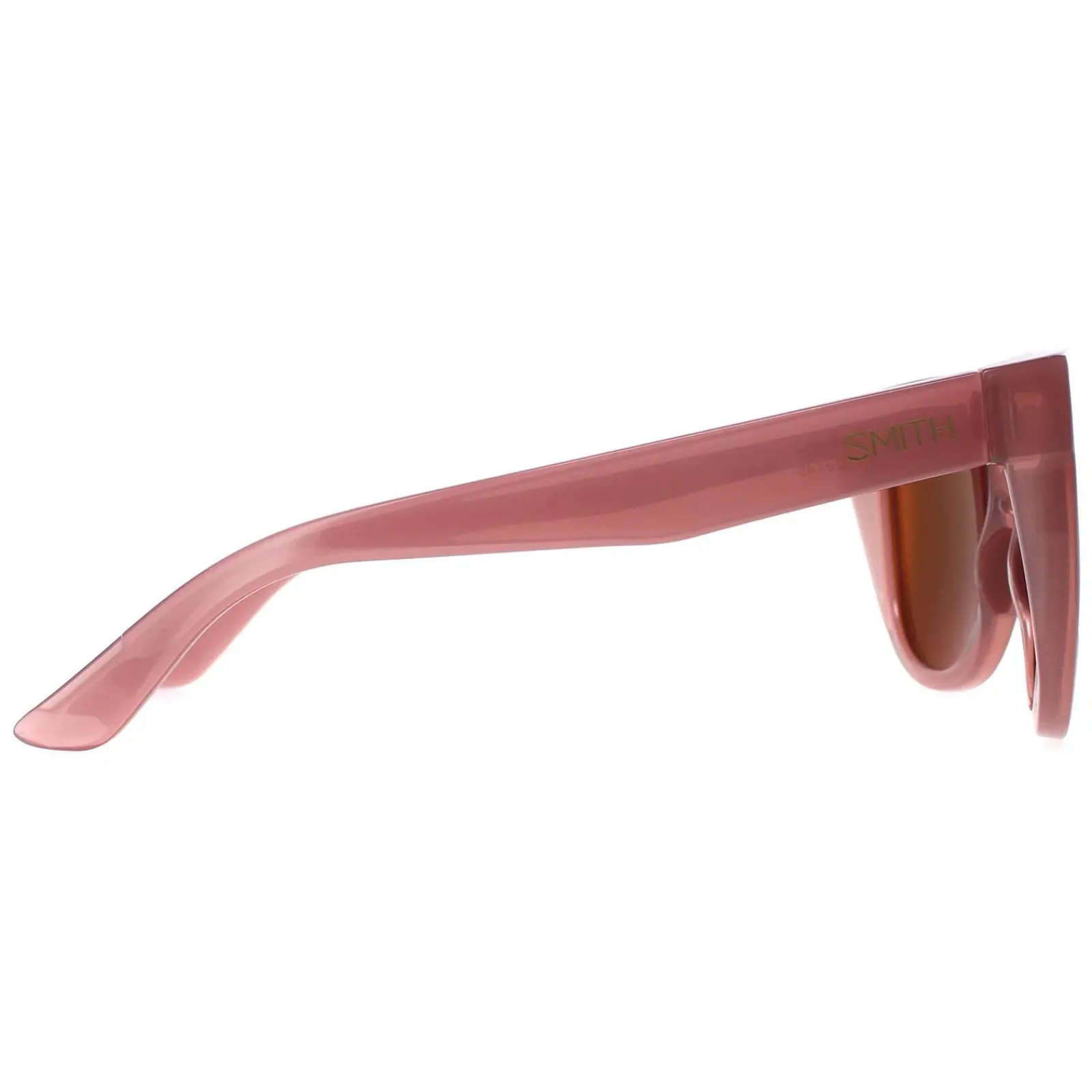 Smith Cat-Eye^Sunglasses Sidney F45 E7 Beige Pink Chromapop Rose Gold Mirror