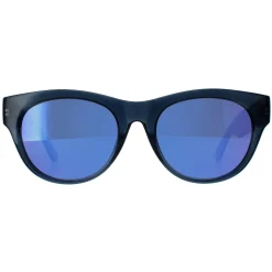 Smith Round^Sunglasses Sophisticate OXZ TE Blue Crystal Chromapop Violet Mir