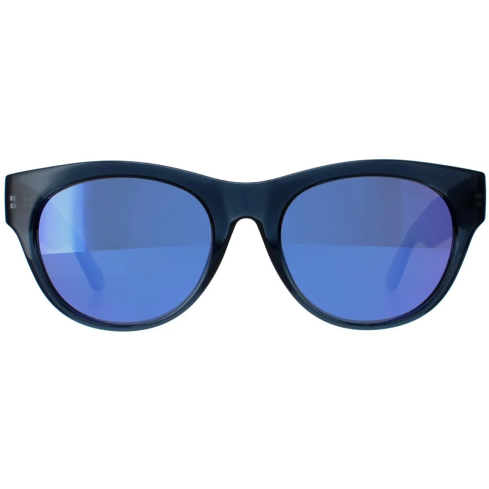 Smith Round^Sunglasses Sophisticate OXZ TE Blue Crystal Chromapop Violet Mir
