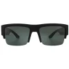 Spy Polarised^Sunglasses Cyrus 50/50 6700000000058 Soft Matte Black HD Plus Grey