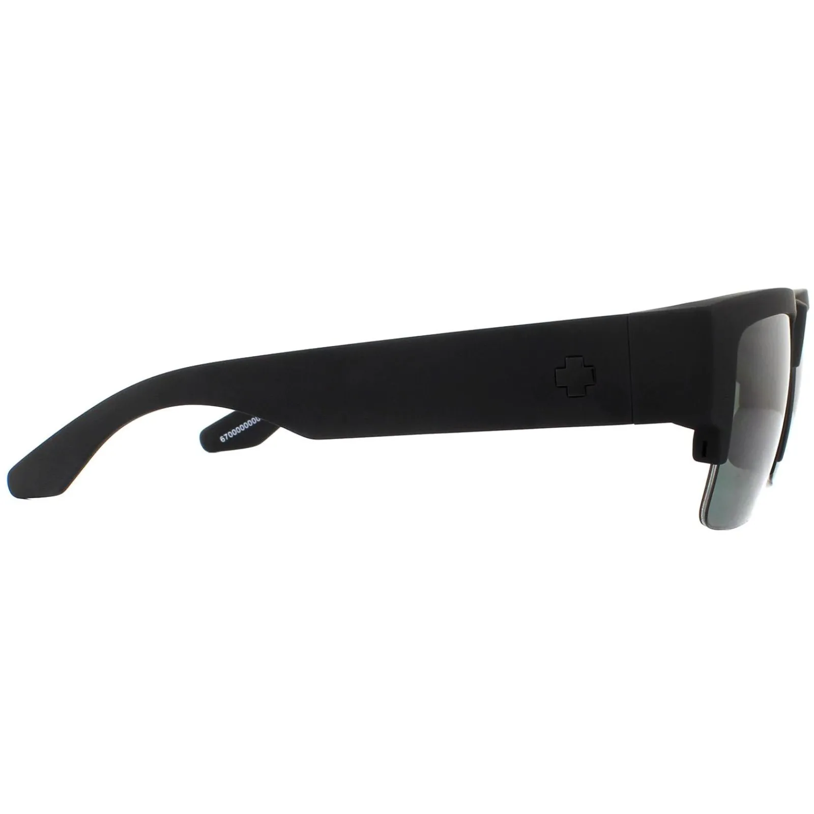 Spy Polarised^Sunglasses Cyrus 50/50 6700000000058 Soft Matte Black HD Plus Grey