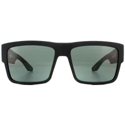Spy Polarised^Sunglasses Frazier 673176038864 Black Happy Grey Green Polarized