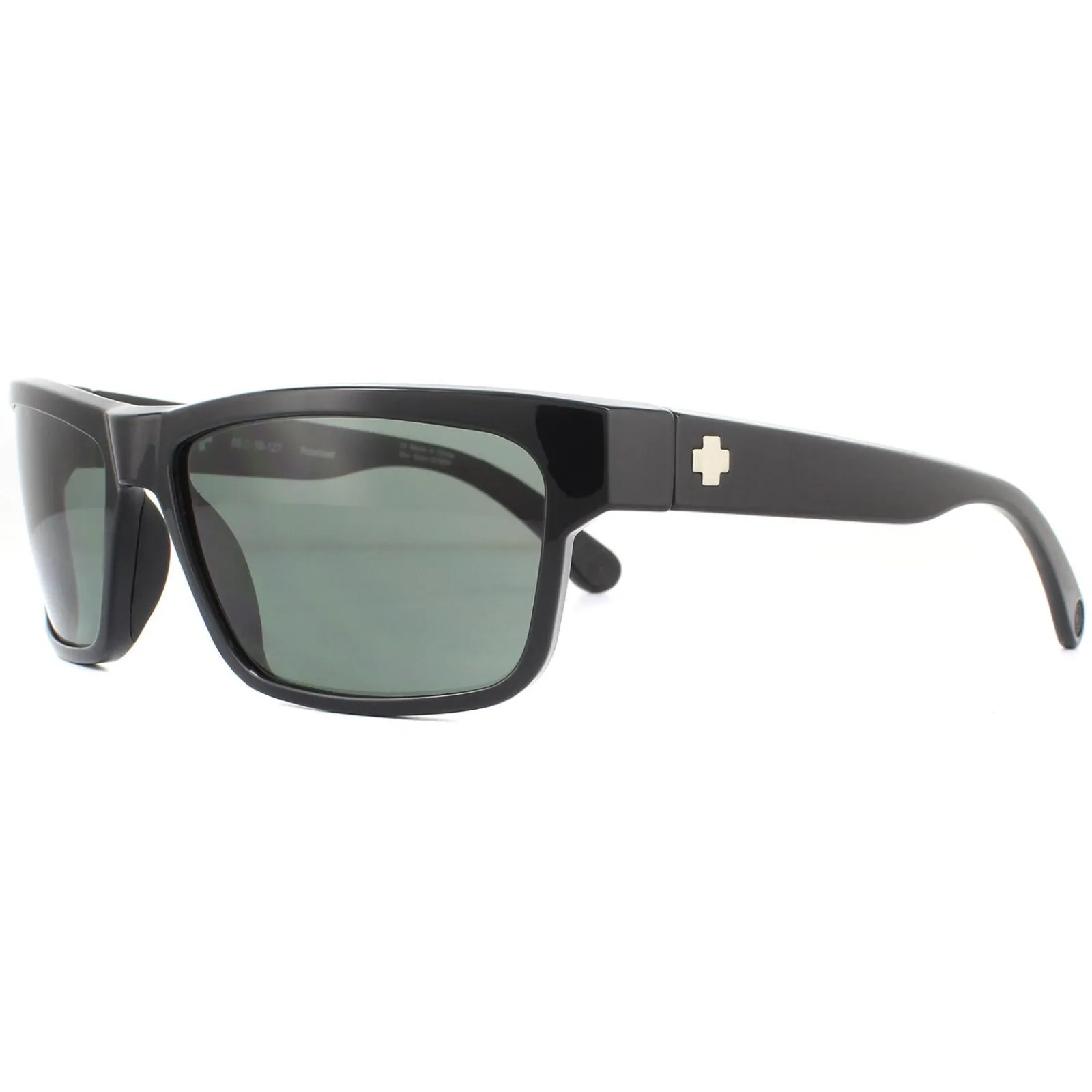 Spy Polarised^Sunglasses Frazier 673176038864 Black Happy Grey Green Polarized