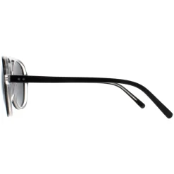 Sunoptic Aviator|Aviator^Sunglasses AP102 A Black Clear Smoke