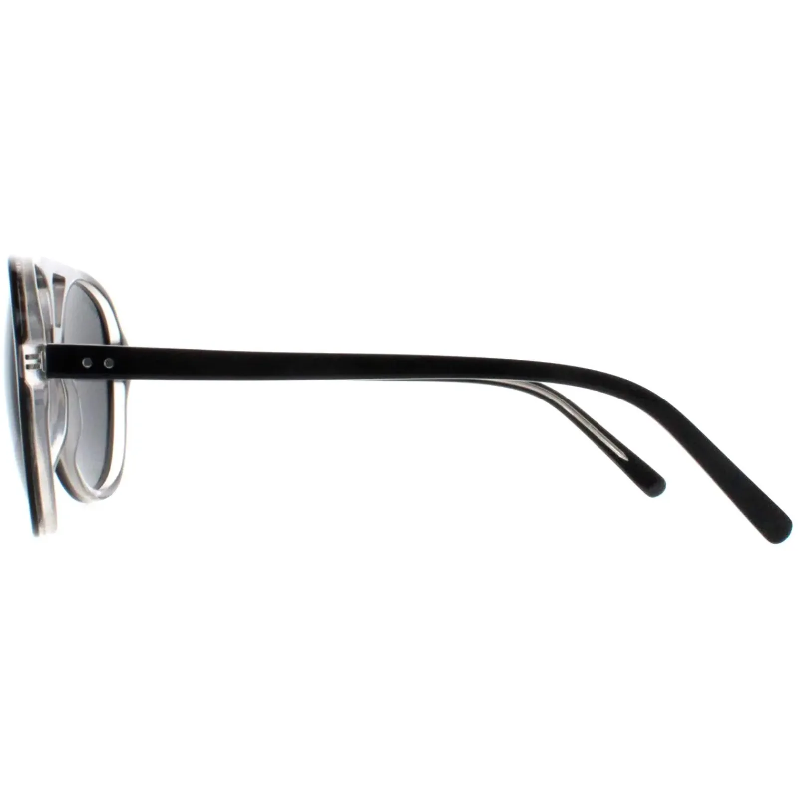 Sunoptic Aviator|Aviator^Sunglasses AP102 A Black Clear Smoke