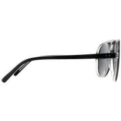 Sunoptic Aviator|Aviator^Sunglasses AP102 A Black Clear Smoke