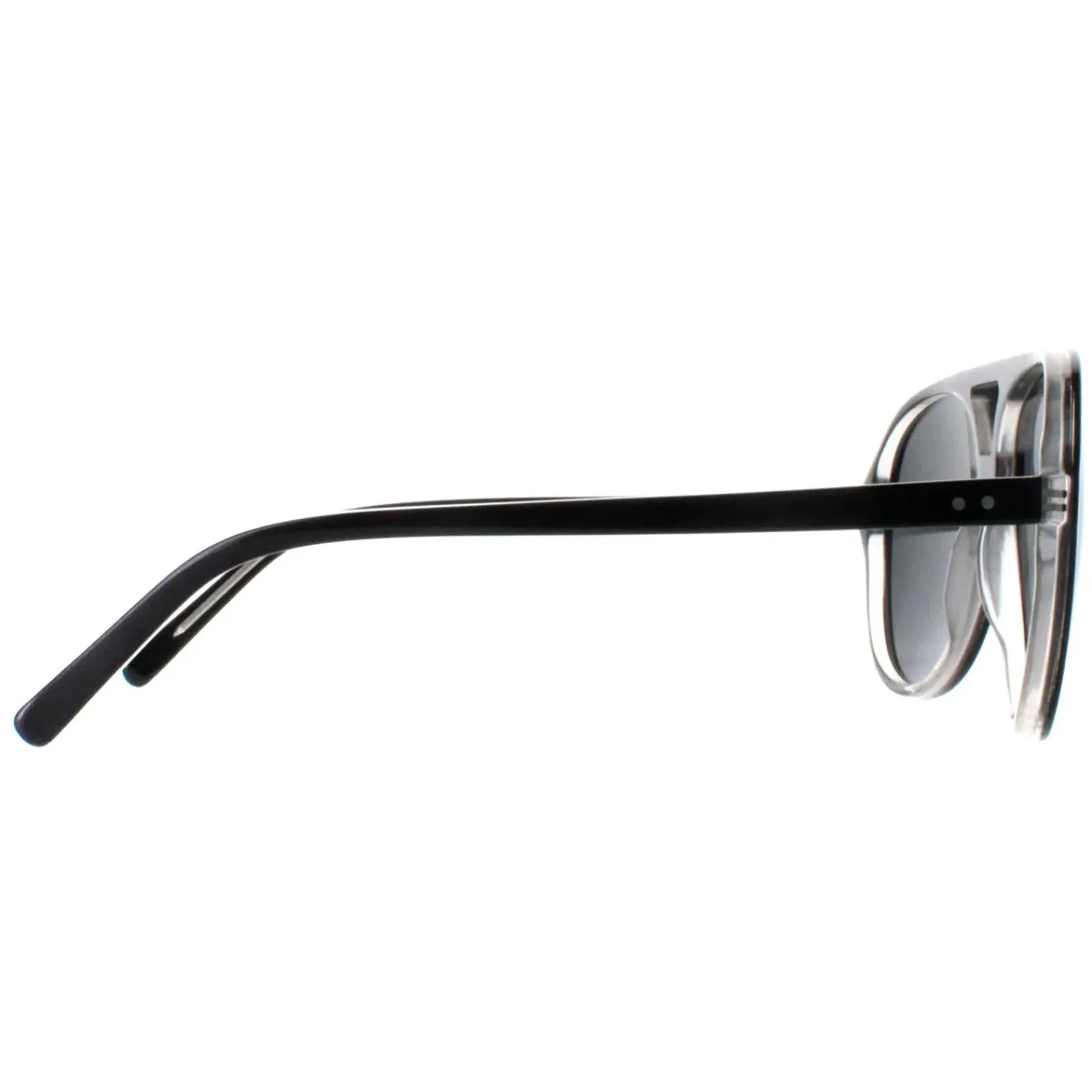 Sunoptic Aviator|Aviator^Sunglasses AP102 A Black Clear Smoke