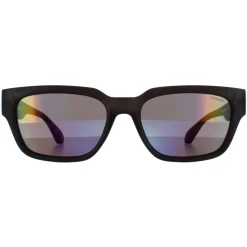 Superdry Rectangle^Sunglasses 5004 108 Black Purple Flash Mirror