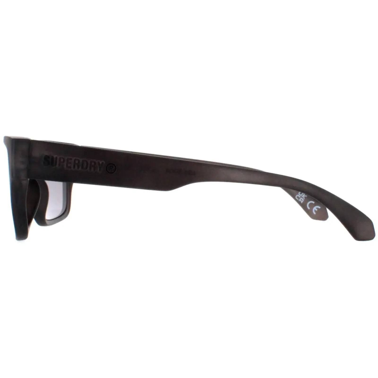 Superdry Rectangle^Sunglasses 5004 108 Black Purple Flash Mirror