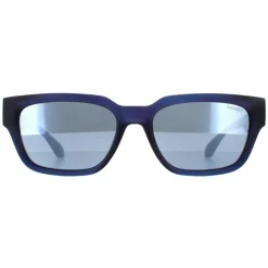 Superdry Rectangle^Sunglasses 5004 106 Matte Navy Silver Mirror