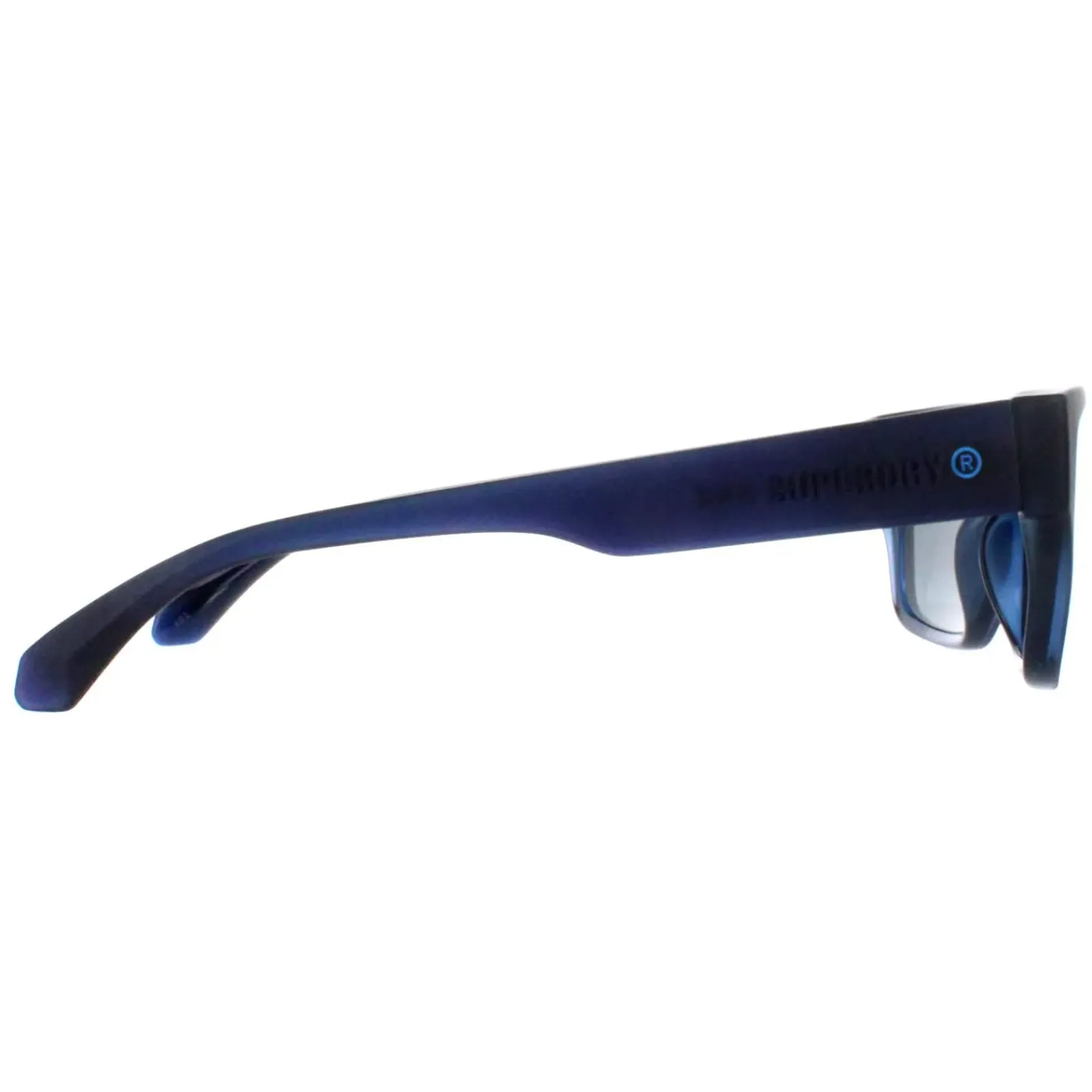 Superdry Rectangle^Sunglasses 5004 106 Matte Navy Silver Mirror