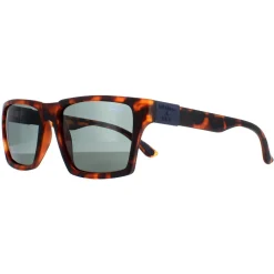 Superdry Rectangle^Sunglasses Disruptive SDS 102P Rubberised Tortoise Green Pola