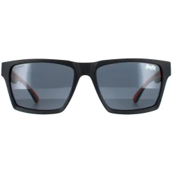 Superdry Polarised^Sunglasses Disruptive 104P Matte Black Orange Grey Polarized