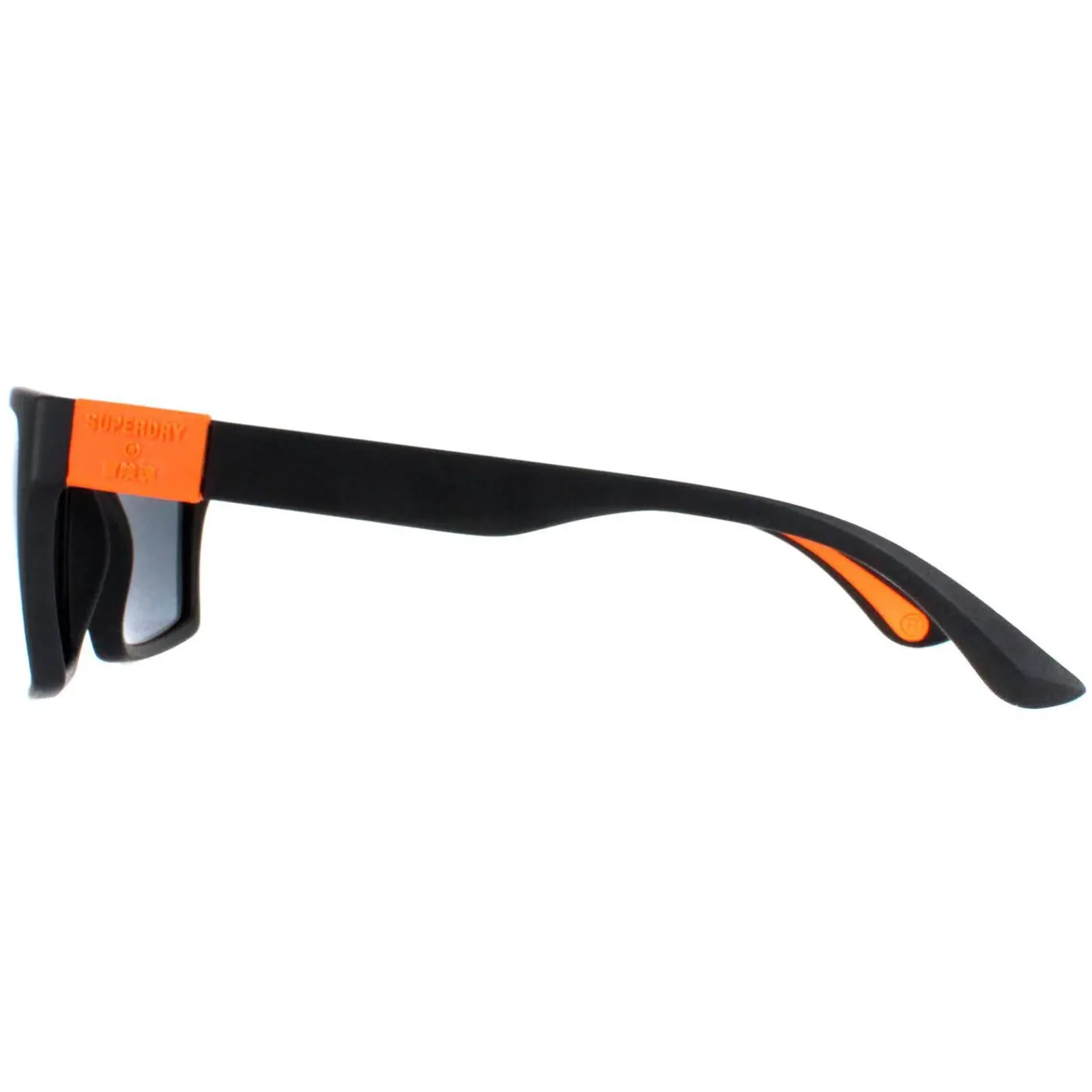 Superdry Polarised^Sunglasses Disruptive 104P Matte Black Orange Grey Polarized