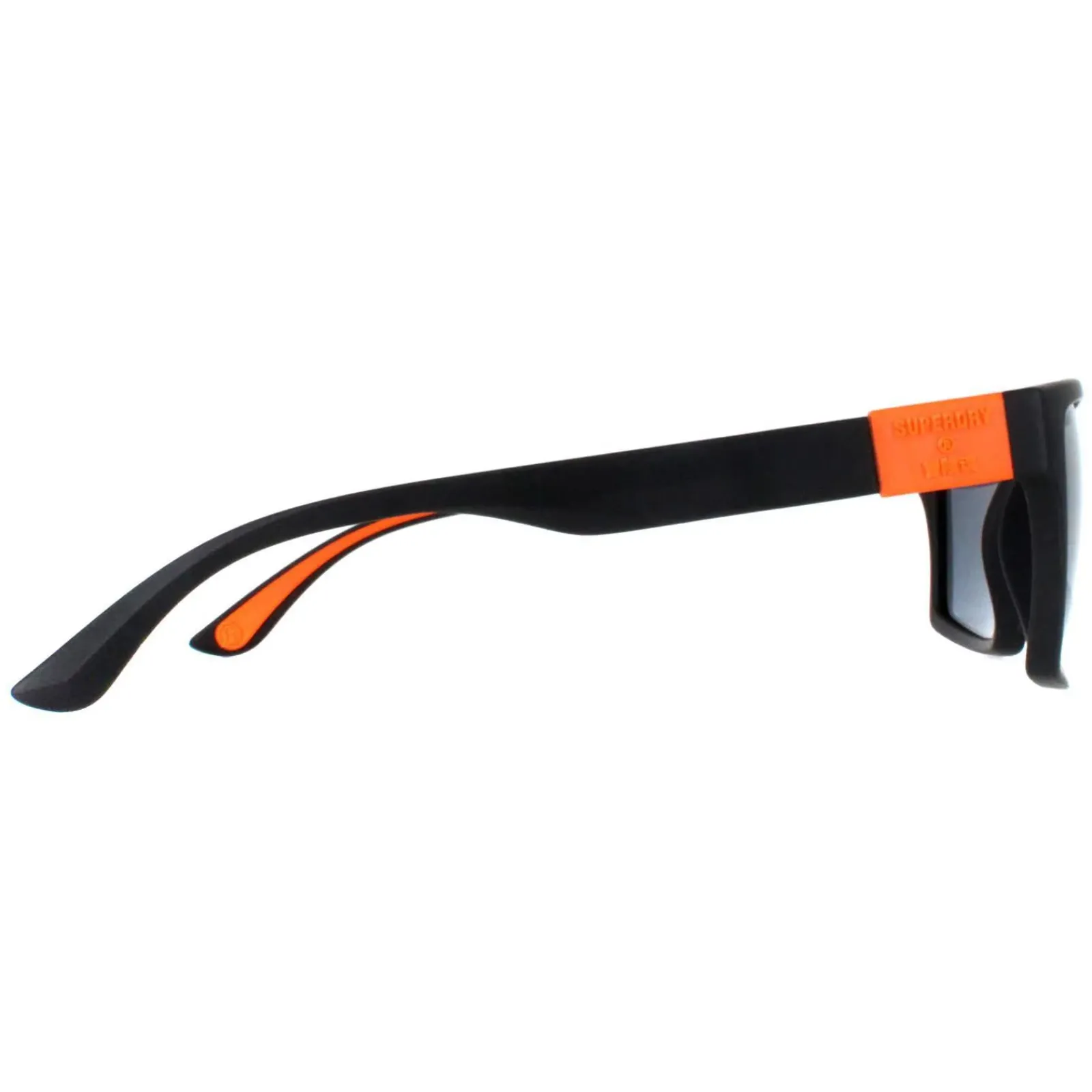 Superdry Polarised^Sunglasses Disruptive 104P Matte Black Orange Grey Polarized