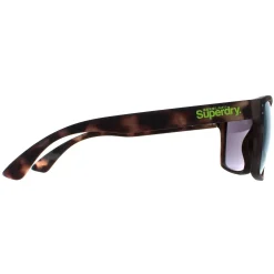 Superdry Square^Sunglasses Kobe SDS 122 Matte Rubberised Tortoise Grey Yellow