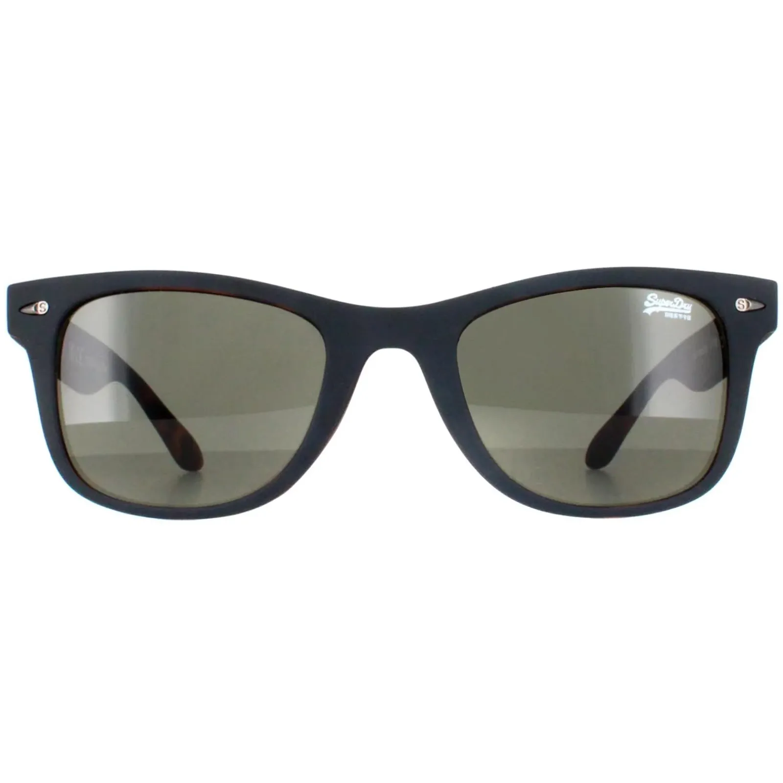 Superdry Square^Sunglasses Rookie 106 Matte Navy Havana Green